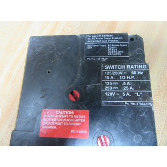 Siemens U01ED62B Circuit Breaker - Used