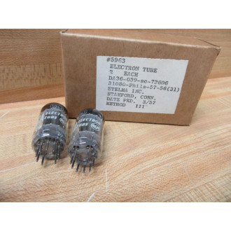 RCA 5963 Electron Tube DA36-039-sc-73606 NOS (Pack of 2)