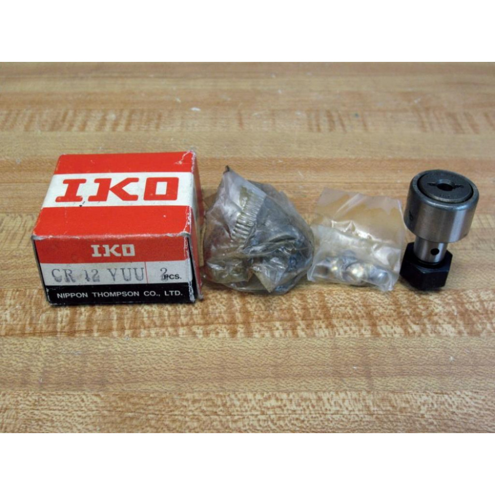 IKO CR12VUU Cam Follower CR 12 VUU (Pack of 2)
