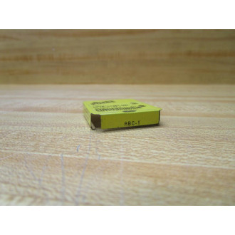 Buss ABC-1 Bussmann Fuse Cross Ref 6F038 Gray (Pack of 10)