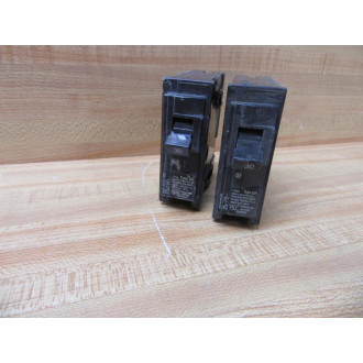 Siemens ITE Q130 Circuit Breaker 30A Q130 (Pack of 2) - Used
