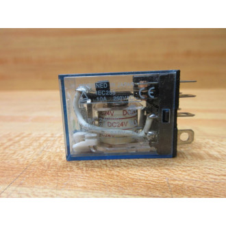 Omron LY2NJ-DC24 Relay LY2NJ-24VDC 10A, 250VAC - New No Box