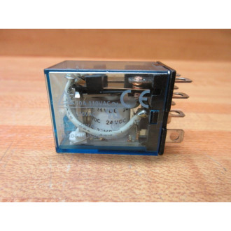 Omron LY2NJ-DC24 Relay LY2NJ-24VDC 10A, 110VAC - New No Box