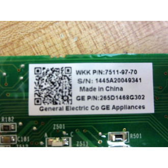 General Electric 7511-97-70 Circuit Board 265D1468G302 - Used