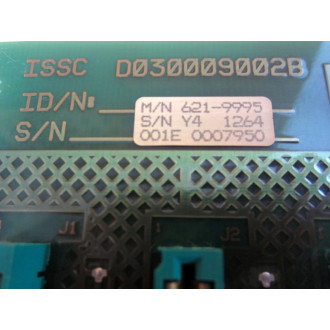 Honeywell ISSC 621-9995 12-Slot Backplane D030009002 D030009002B - Used
