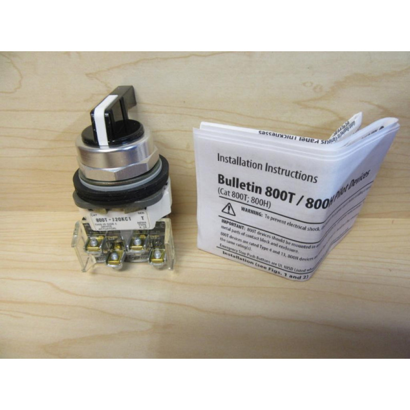Allen Bradley 800T-J20KC1 Selector Switch 800T-J20KC1A - New No Box