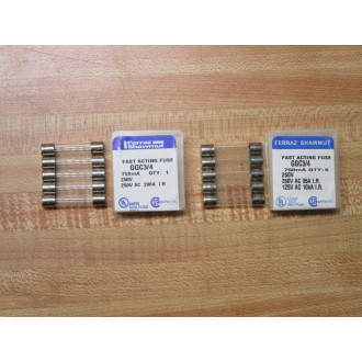 Gould Shawmut Ferraz Mersen GGC-34 Fuse Cross Ref 5LAX8 Fine Wire (Pack of 10)