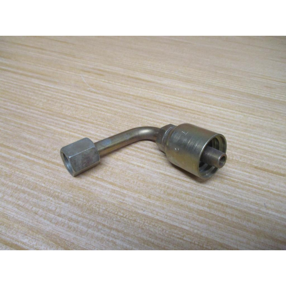 Parker 14143-6-6 Crimp Style Hose Elbow 1414366 Parker 14143-6-6 Crimp Style Hose Elbow 1414366