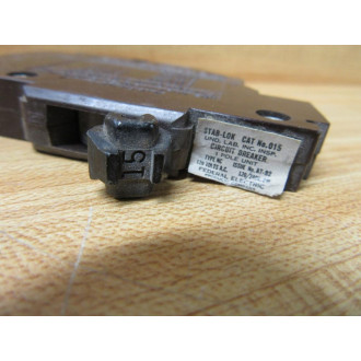 Federal Electric NC015 Circuit Breaker 15 Amp (Pack of 4) - Used