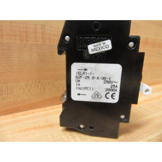 Airpax IELR1-1-62F-25.0-A-90V Circuit Breaker IELR1162F250A90V - New No Box