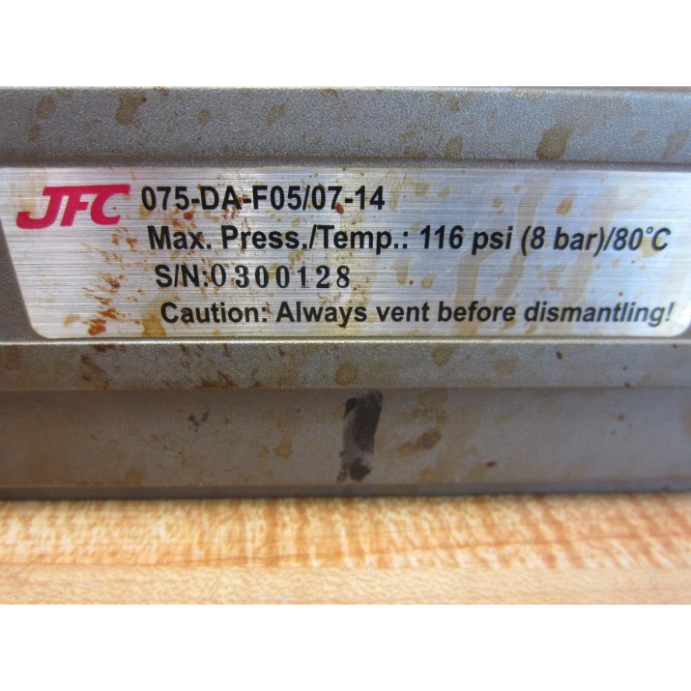 JFC Soldo 075-DA-F0507-14 Actuator W Limit Switch XAB01200E Actuator Only - Used