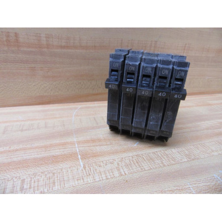 General Electric TQP140 Circuit Breaker 40 Amp GE (Pack of 5) - Used