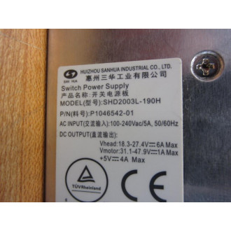 Huizhou Sanhau P1046542-01 Power Supply SHD2003L-190H - Used