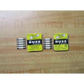 Buss T-10AH-250V Bussmann Fuse Cross Ref 2ABX9 White (Pack of 5)
