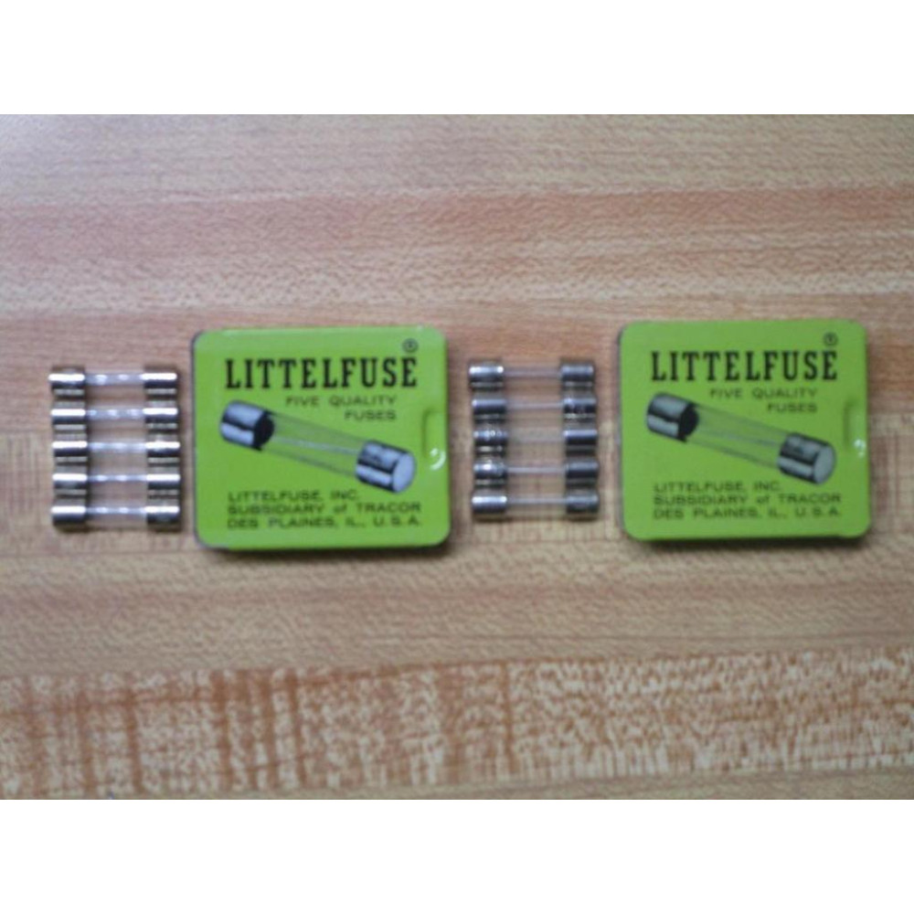Littelfuse T6.3AL250V Fuse Cross Ref 1XFF2 Metal Strip Element (Pack of 10)