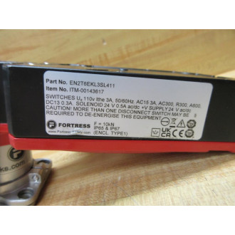 Fortress EN2T6EKL3SL411 Interlocks ITM-00143617 - New No Box
