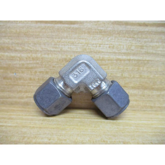 Parker 6EE6-316 A-Lok Compression Elbow 6EE6316