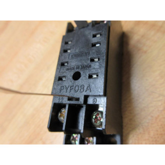 Omron PYF08A Relay Socket PYFO8A WBrackets (Pack of 5) - New No Box