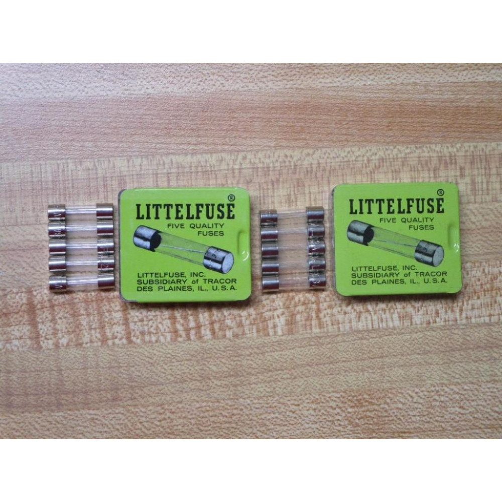 Littelfuse F6.3AL250V Fuse Cross Ref 1CC76, 021706.3 Fine Wire (Pack of 10)
