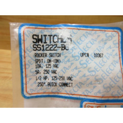 Carling SS1222-BG Selecta Rocker Switch SS1222BG