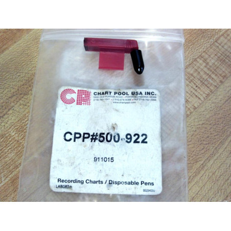 Chart Pool 500-922 Red Recorder Pen CPP500-922 (Pack of 5)