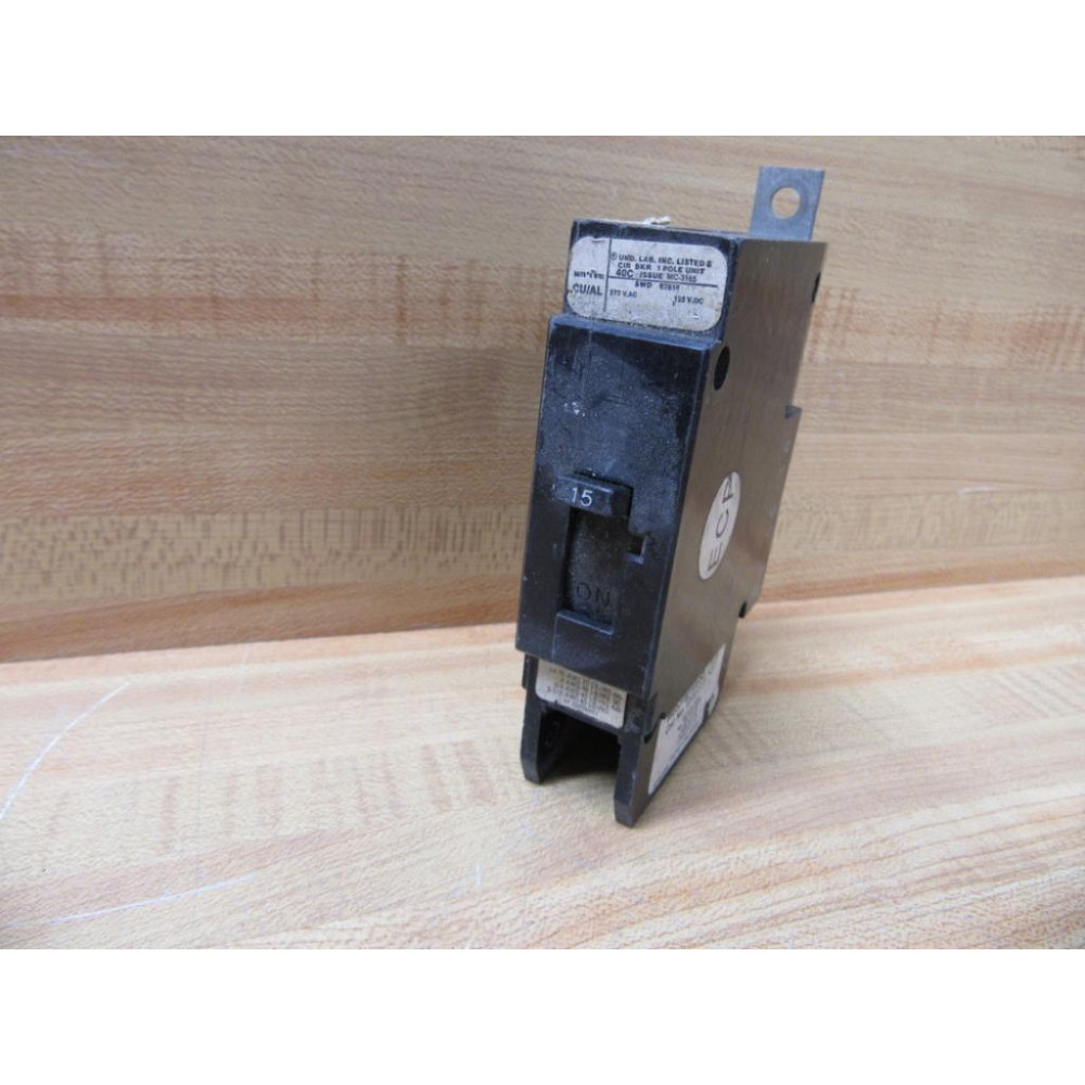 Westinghouse GBH1015 Circuit Breaker 15 Amp - Used