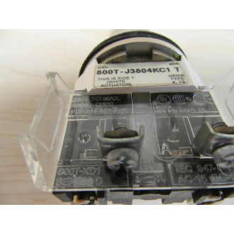 Allen Bradley 800T-J3804KC1 Selector Switch - Used