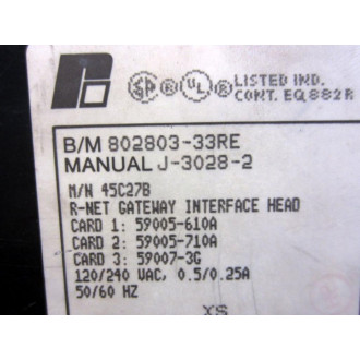 ABBReliance Electric 45C27B AutoMate Gateway - Used