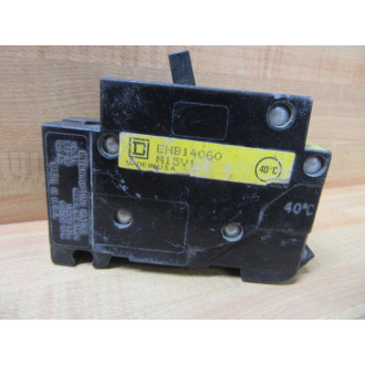 Square D EHB14060 Circuit Breaker 60 Amp - Used