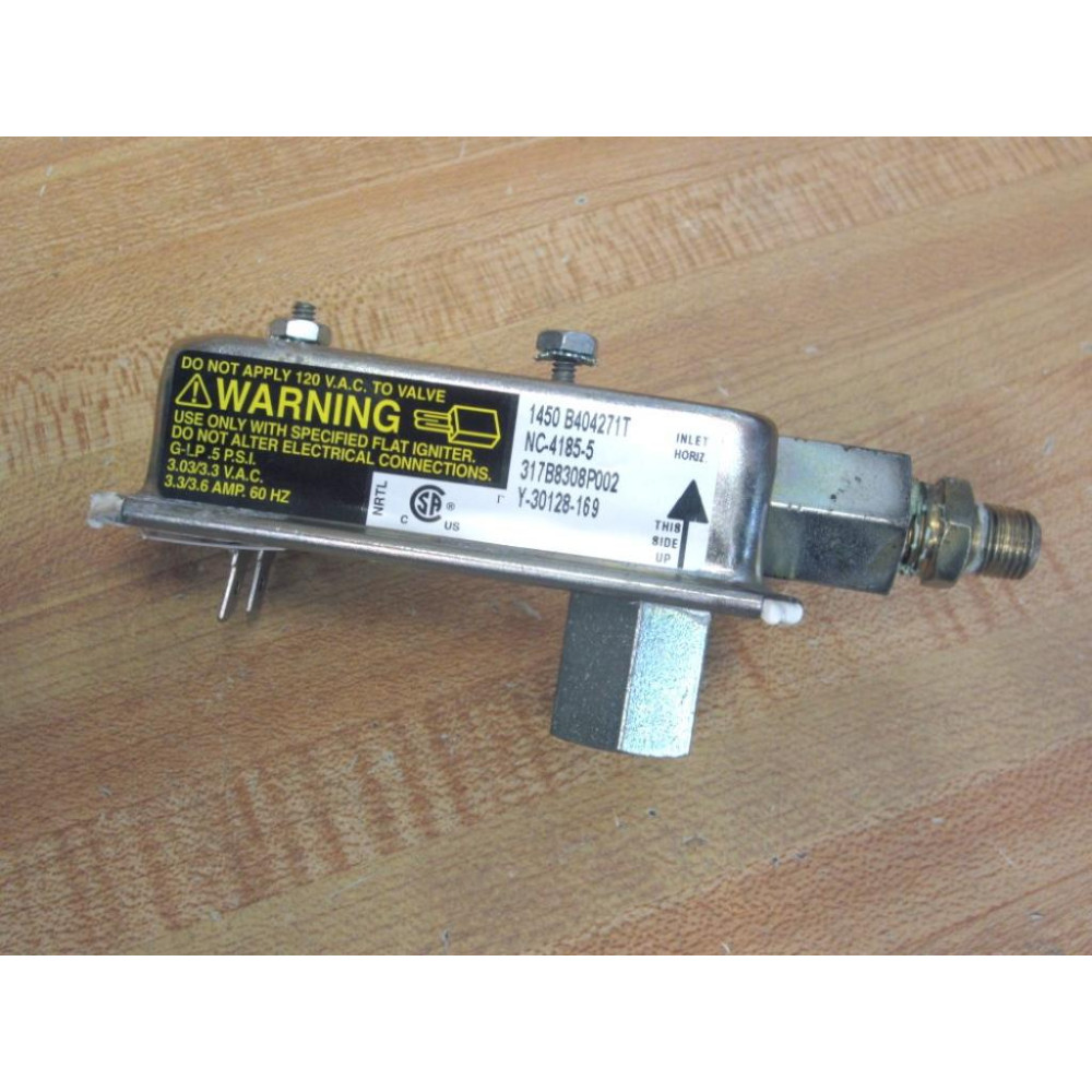 General Electric 317B8308P002 Gas Safety Valve NC-4185-5 GE - Used General Electric 317B8308P002 Gas Safety Valve NC-4185-5 GE - Used