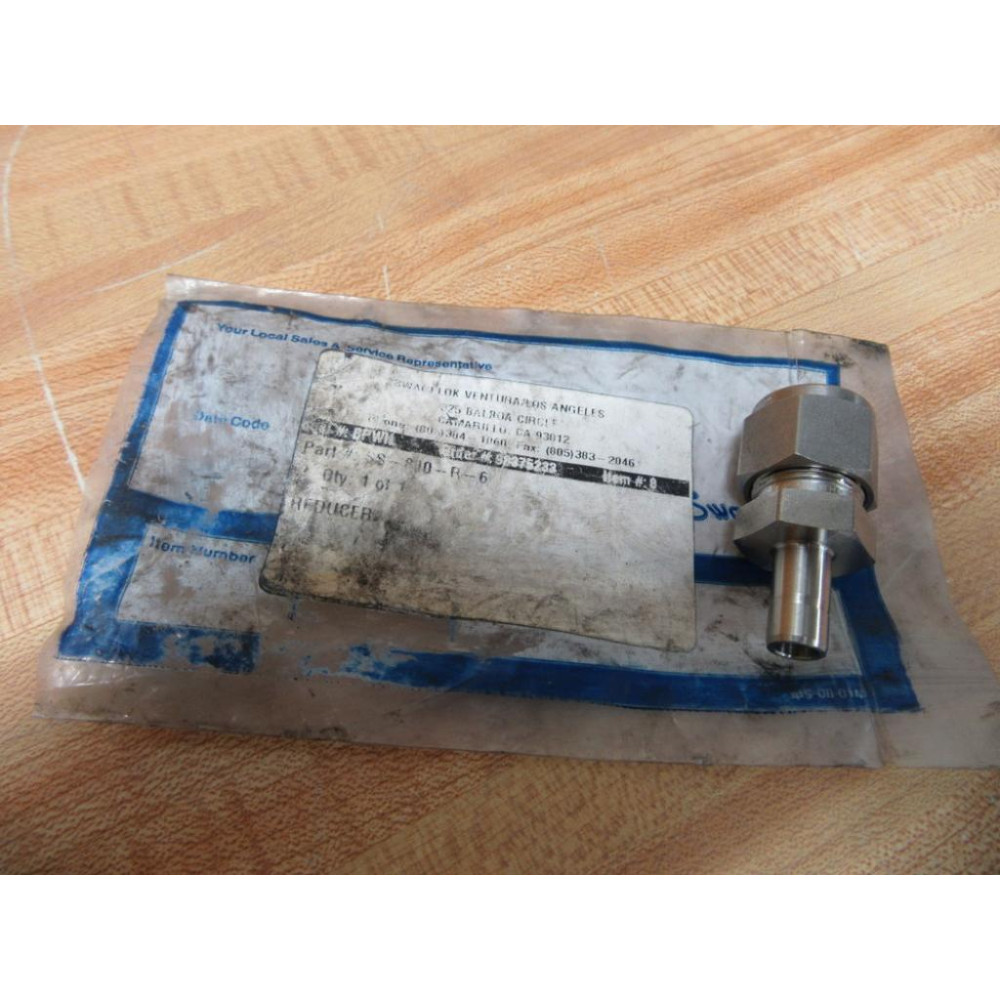 Swagelok SS-810-R-6 Tube Fitting Reducer SS810R6