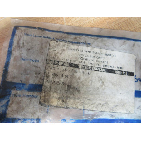 Swagelok SS-810-R-6 Tube Fitting Reducer SS810R6