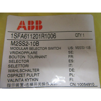 ABB M2SS2-10B Selector Switch