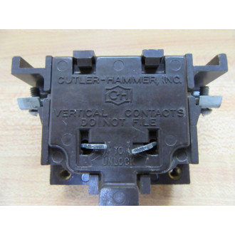 Cutler Hammer 10-1319 Contact Block - Used