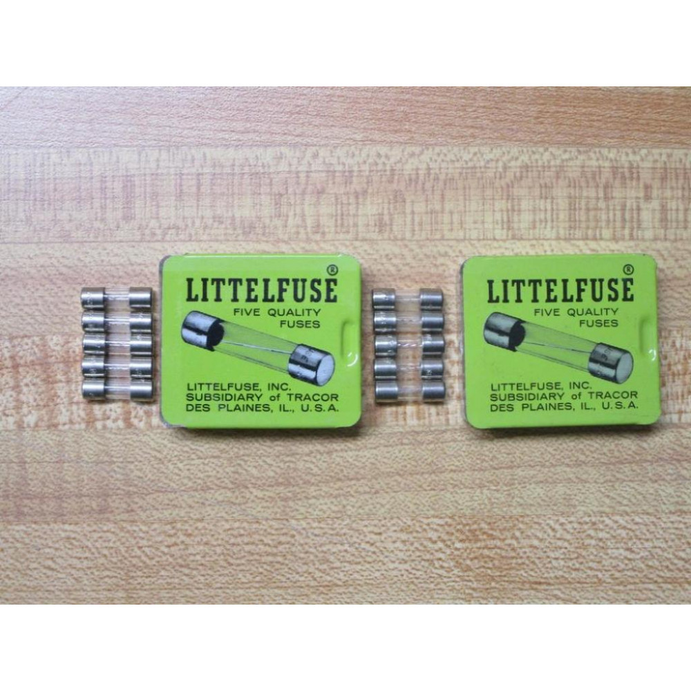 Littelfuse 2AG-5A Fuse 0225005 Jagged Wire Element (Pack of 10)