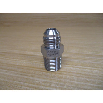 Brennan Industries 2404-08-08-SS Tube x NPT Fitting 24040808SS (Pack of 2) - New No Box