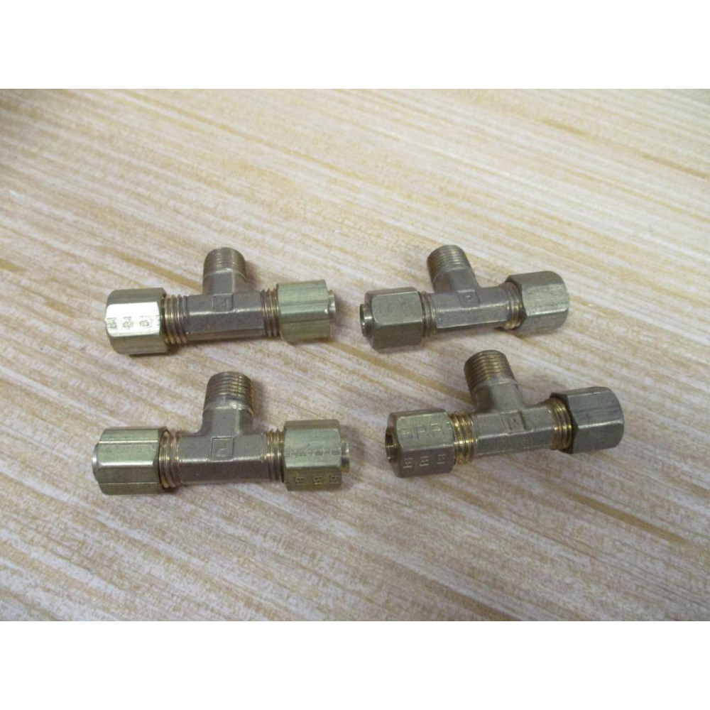 Parker 172C-4-2 Compression Male Branch Tee X172C-4-2 (Pack of 4)
