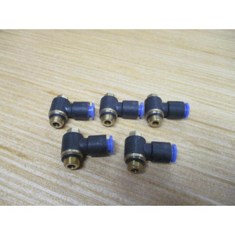 SMC KQV06-U01 Universal Male Elbow KQV06U01 (Pack of 5) - New No Box