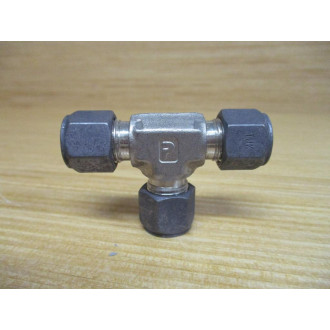 Parker 6ET6-316-GRAY A-Lok Union Tee