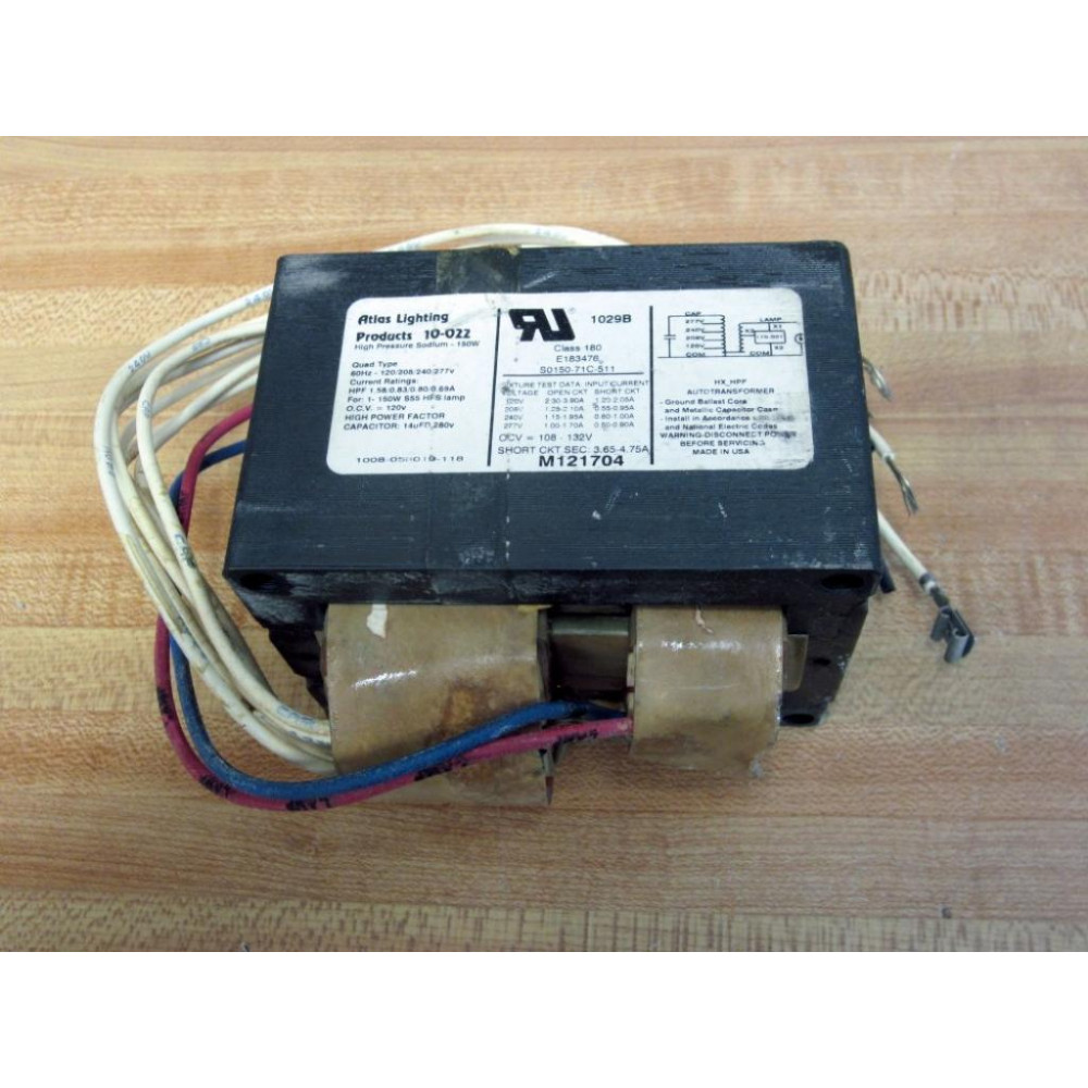 Atlas HPS150-0229-KT HID Ballast Kit WO Lamp HPS1500229KT