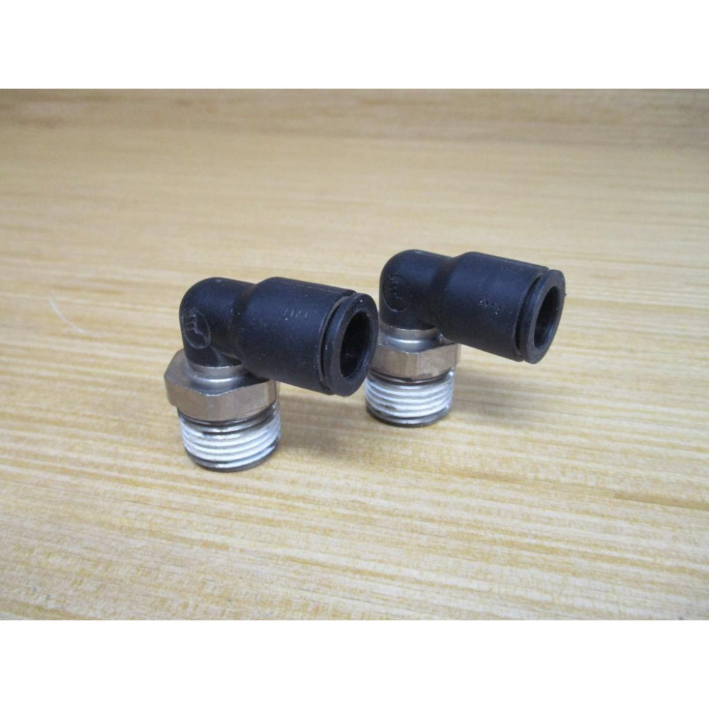 Parker Legris 3109 62 22 Push-To-Connect 90° Elbow 31096222 (Pack of 2)