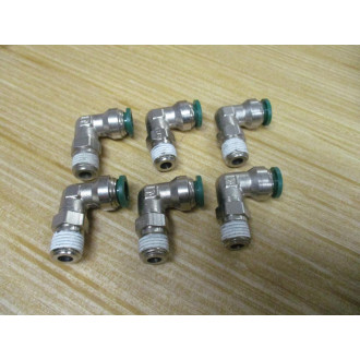 Parker W169PLP-6-4 90° Elbow W169PLP64 (Pack of 6)