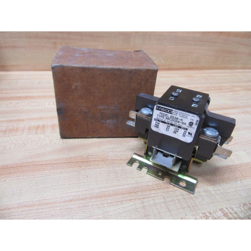 Fasco 2S30-A Contactor 30CDO20-5A Fasco 2S30-A Contactor 30CDO20-5A