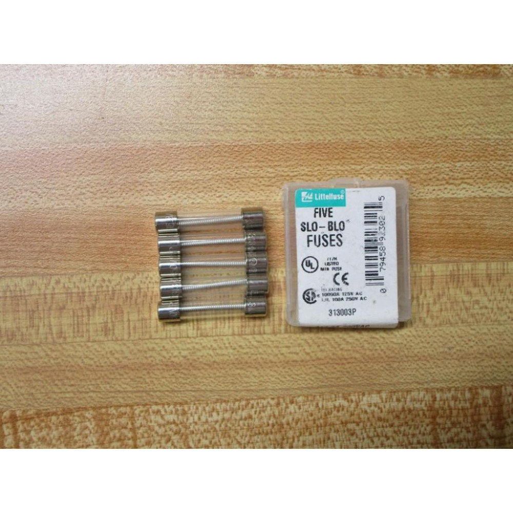 Littelfuse 313003P Fuse Cross Ref 4XH61 Wirewound Element (Pack of 10)