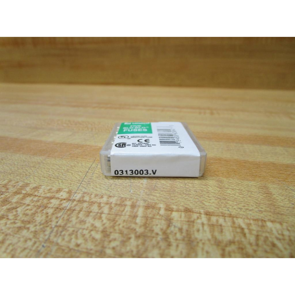 Littelfuse 0313003.V Fuse Cross Ref 4XH61 313003 Wirewound Element (Pack of 10)