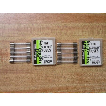 Littelfuse 0313.300 Fuse Cross Ref 6F024 Wirewound Element (Pack of 10)