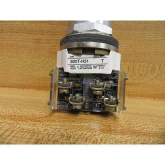 Allen Bradley 800T-H31 Lock Switch 800TH31 Series T