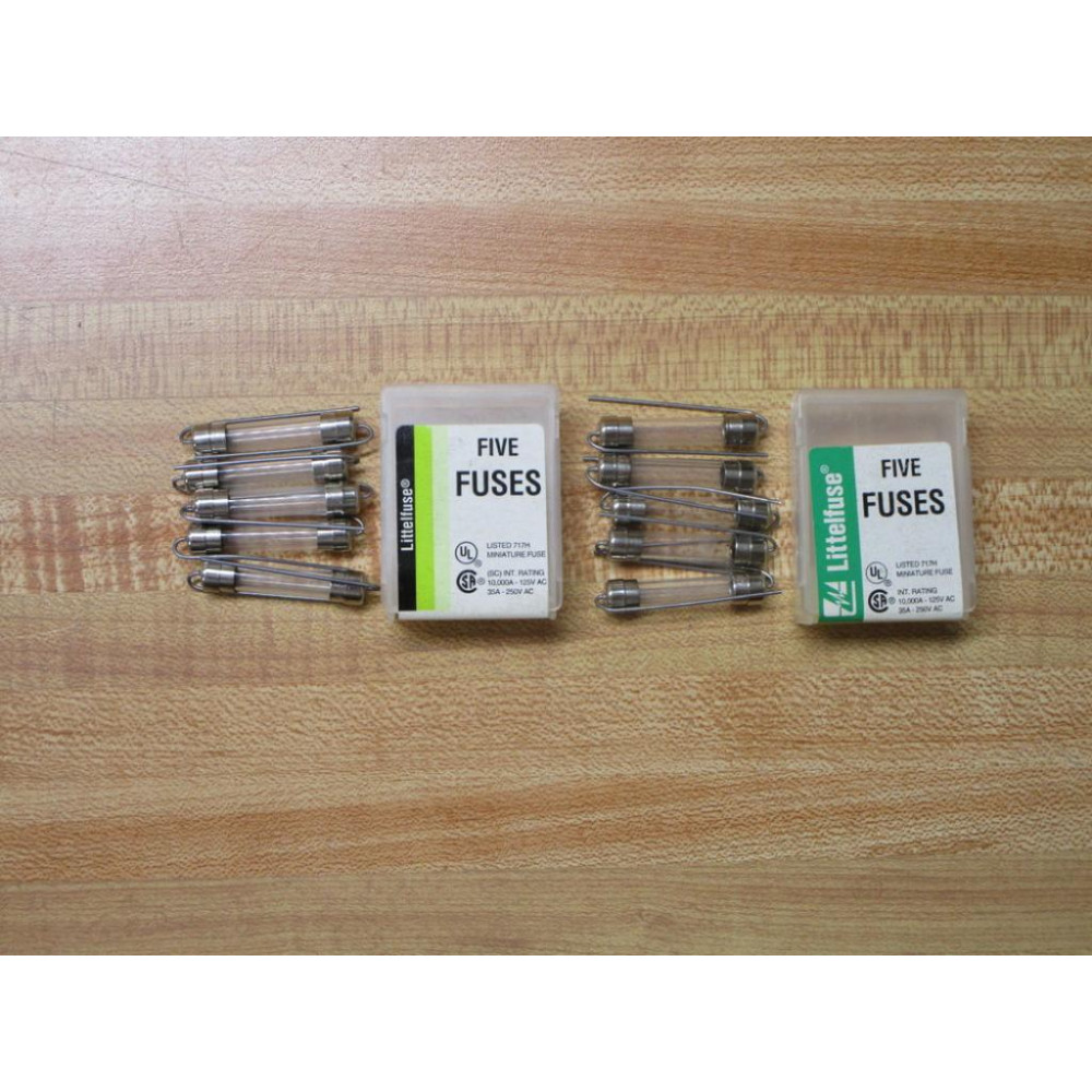 Littelfuse 0313.300 Fuse Cross Ref 6F024 Pigtail, Fine Wire Element (Pack of 10)