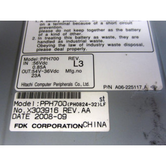 Hitachi PPH700 Battery Box PH0824-32 - Used
