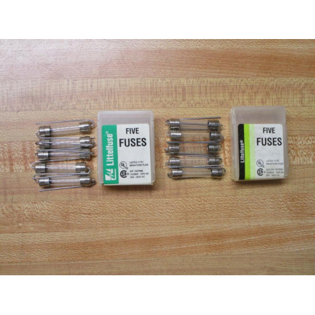 Littelfuse 3AG-1A Fuse Cross Ref 4XH40 318 Pigtail, Jagged Wire (Pack of 10)